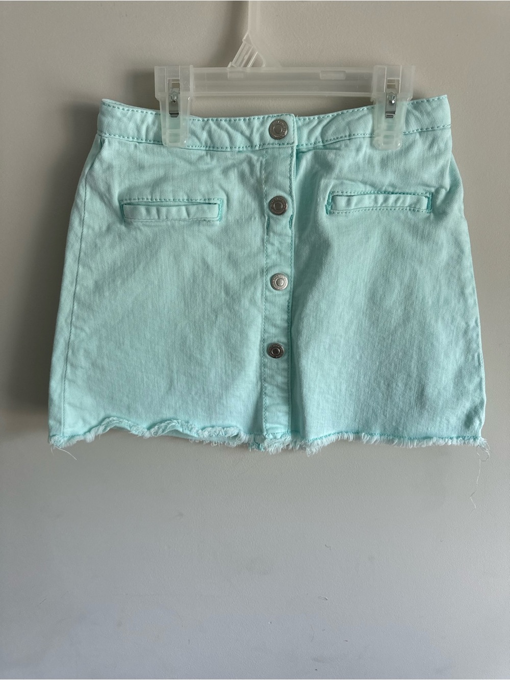 Zara Kids Mint Green Button-Front One Piece Skirt
